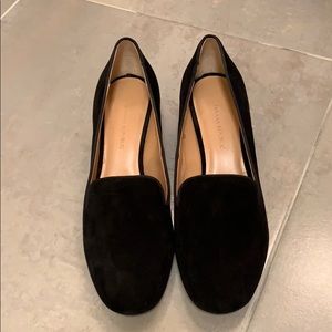 Banana republic suede block heels
